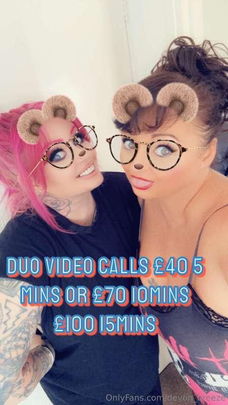 Today and tomorrow video calls