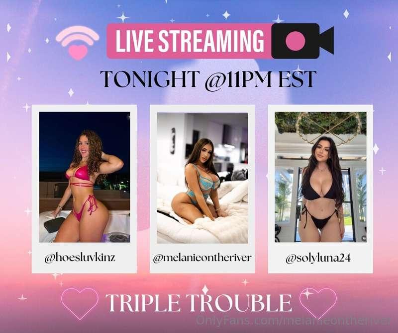 I’m going live tonight with my besties!! Will we see u there..