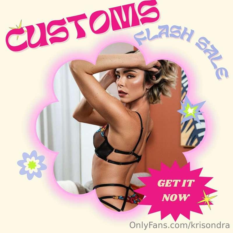 ⏳Custom Flash Sale Alert! ⏳ Don’t miss your chance to get a ..