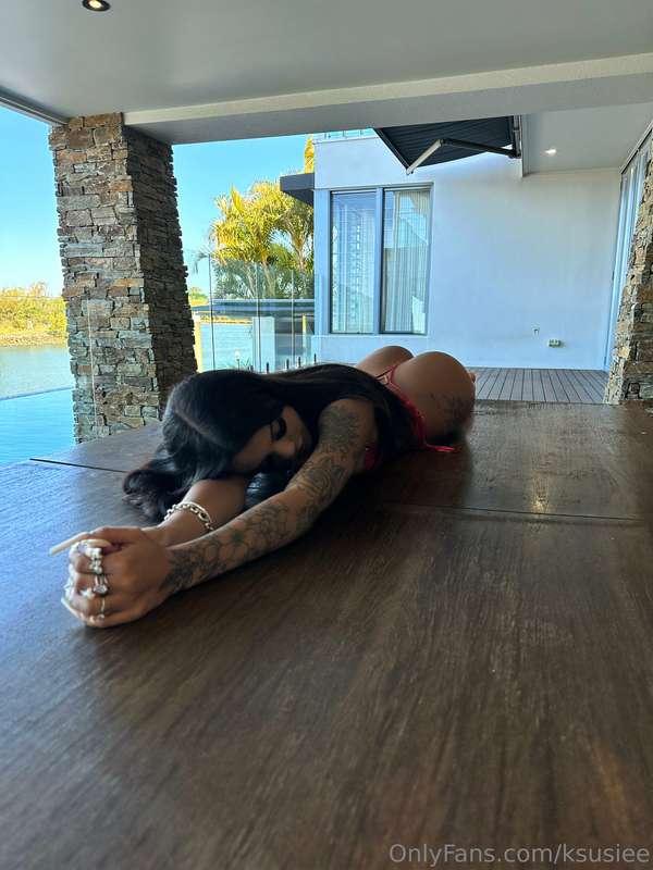 Clothes were designed for taking off and this girl was desig..