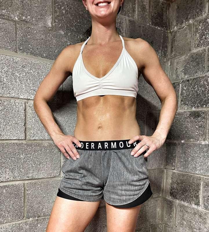 Got a nice sweat going during my workout!🥵
