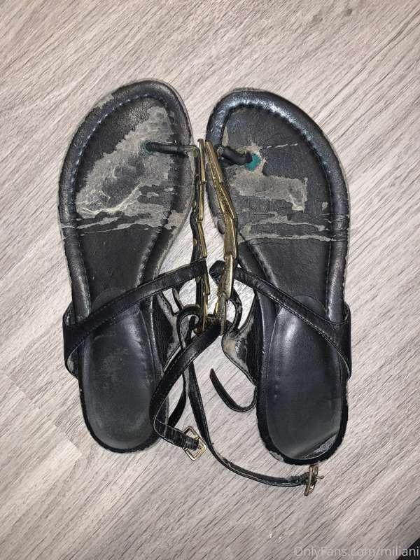 very worn sandals available for purchase. they were my fav a..