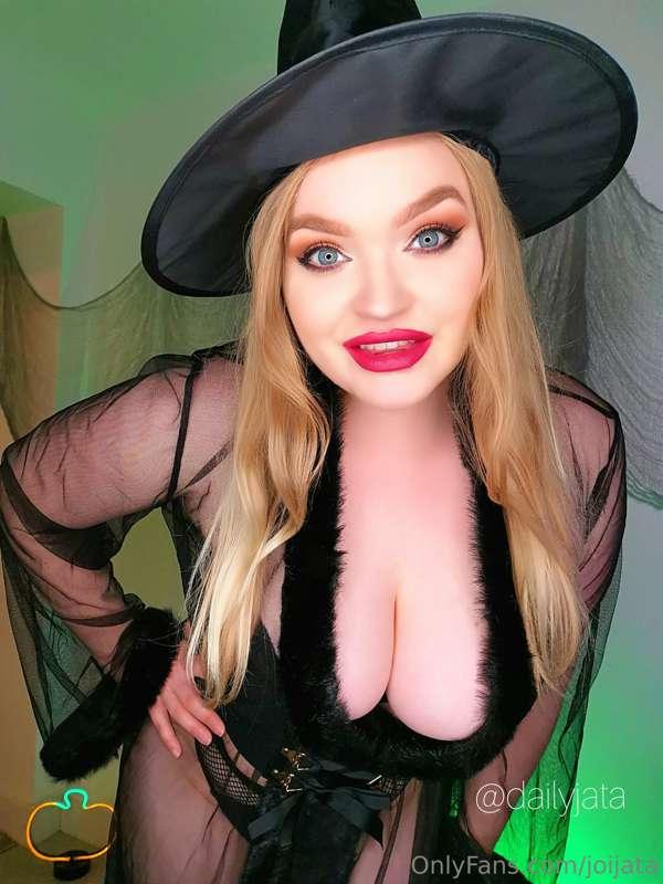 This witch doesn’t need a broom to sweep you off your feet. ..