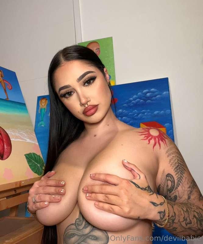 sometimes i like to paint naked