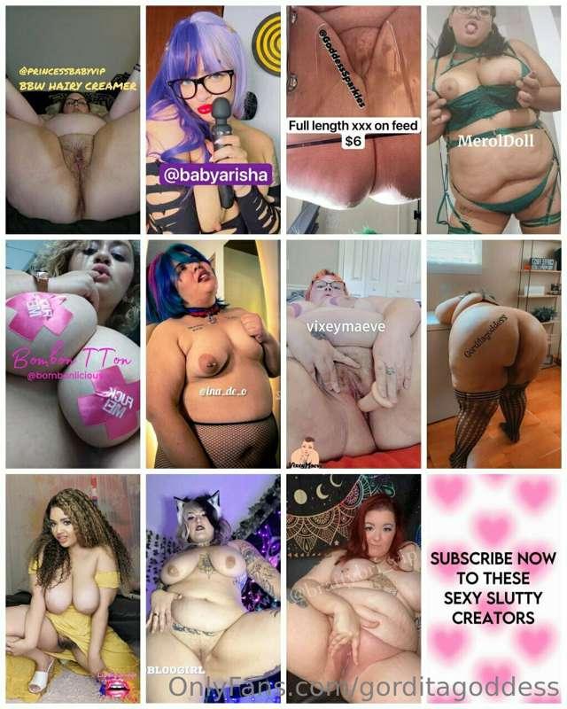 THESE BBW CREATORS WILL HAVE YOU BUSTING FAT NUTS 🥜💦 DON’T B..