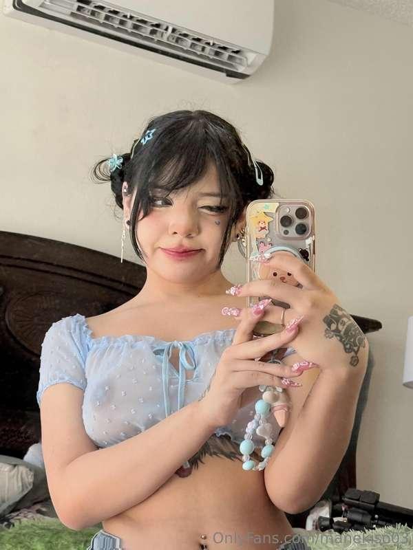 Baby blue angel with a devil’s mind 😈