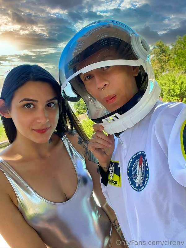 Even in space, I'm a horny slut.