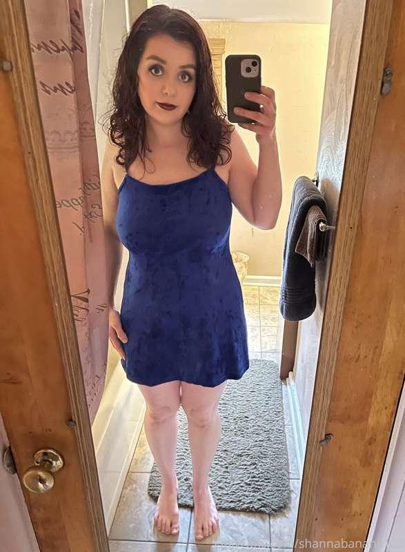 I’m dressed in my nightgown and ready to go to bed with you.
