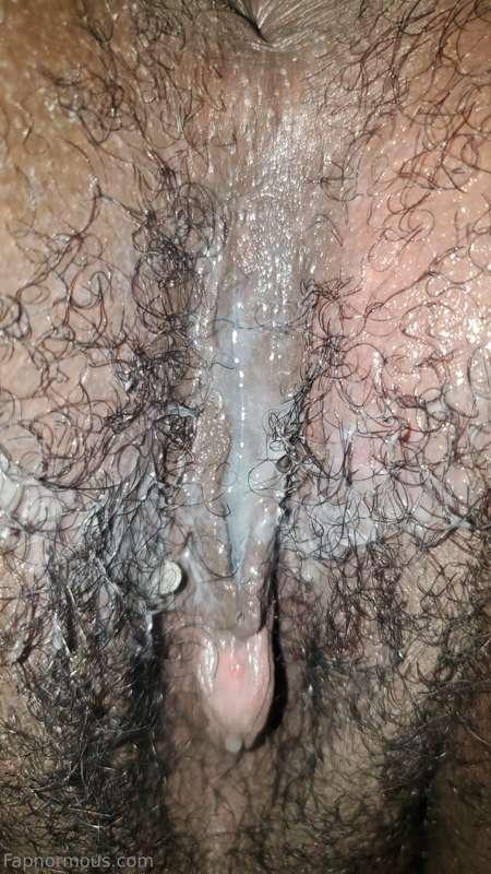 Creampie in the AM! 

My pussy hasn't been this hairy in AGE..