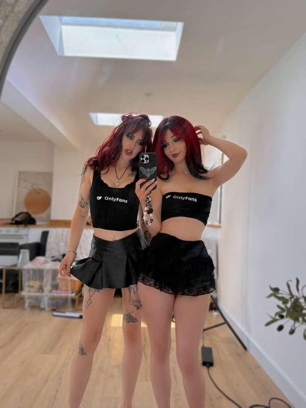 Two hot redheads are getting ready to take advantage of you ..