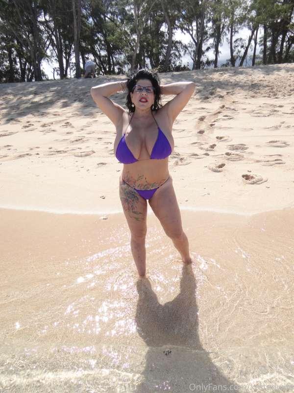 Purple String Bikini..I love this set my photographer really..