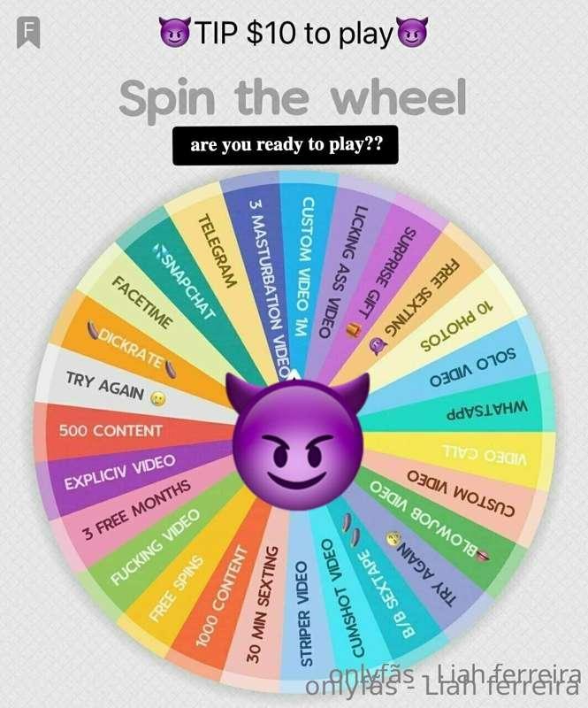 Play roulette with me baby 🤩👅