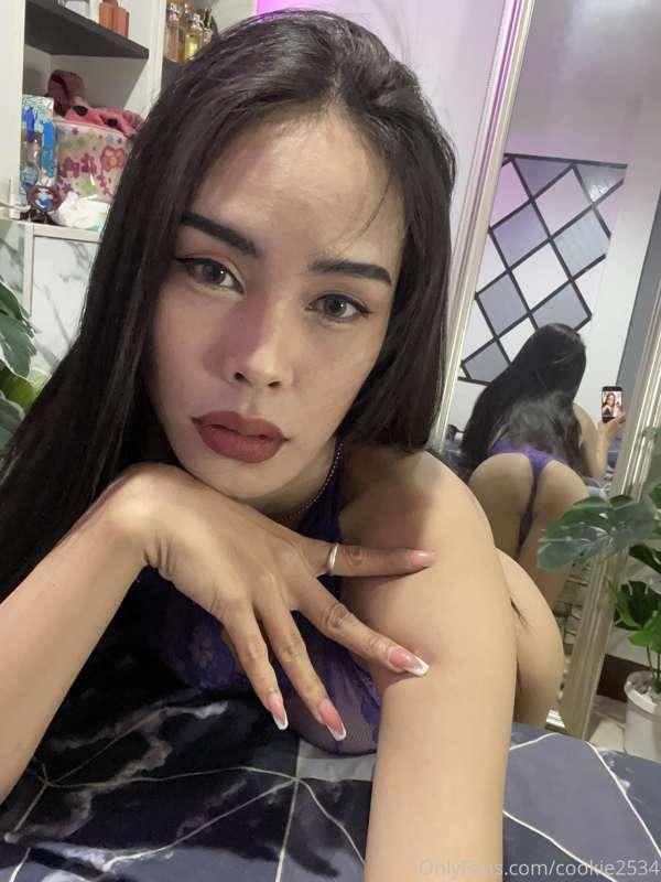 Purple thin dress, do you like it? 🥰