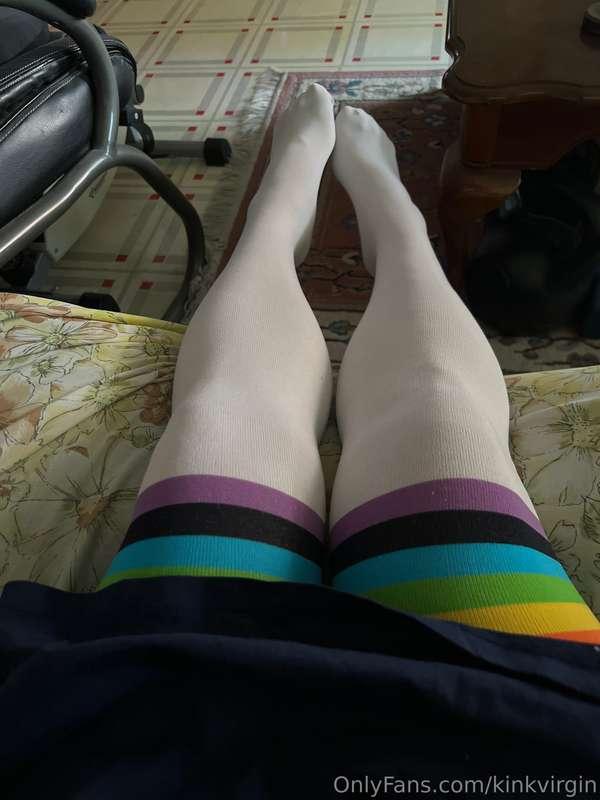 So cold that I have to wear socks now. 