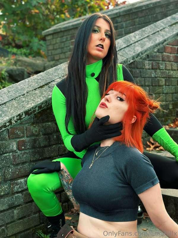 Shego VS. Kim Possible 💚🖤🧡🖤
*Video releases Monday* 

🧡🖤: @a..