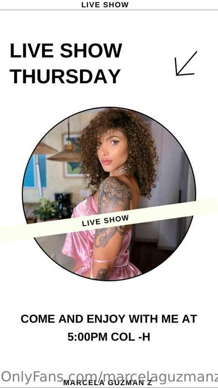 Don't miss my 🌟LIVE SHOW TODAY🌟
There will be many surprises..