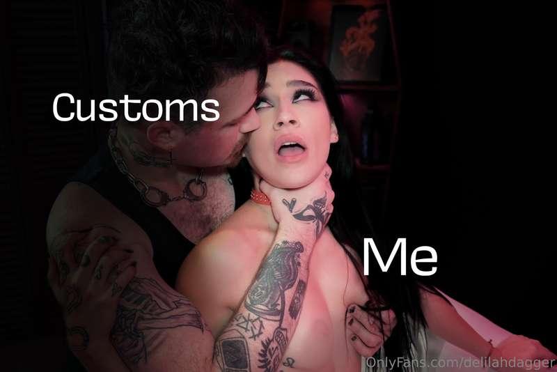 why goon to premade when u can goon to customs🫨