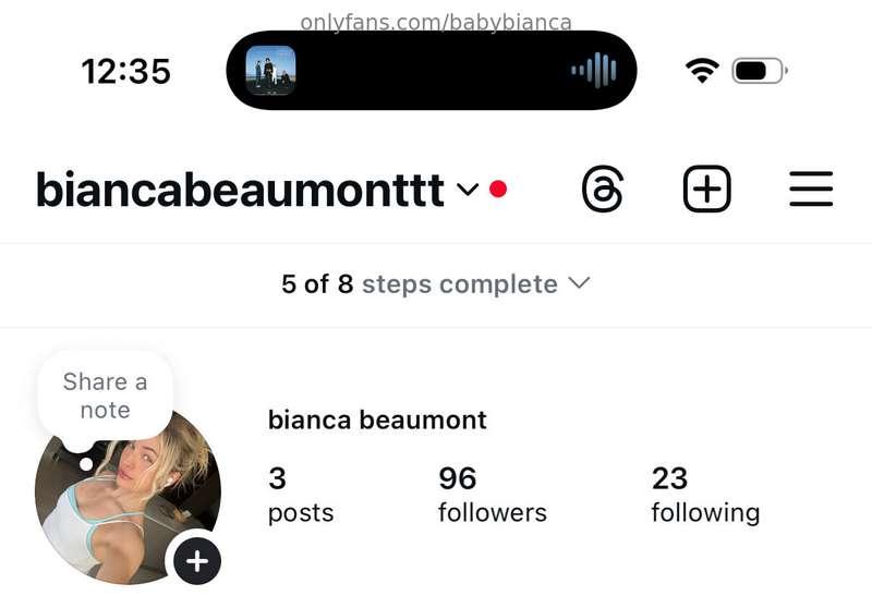 follow my new ig : biancabeaumomttt !😇