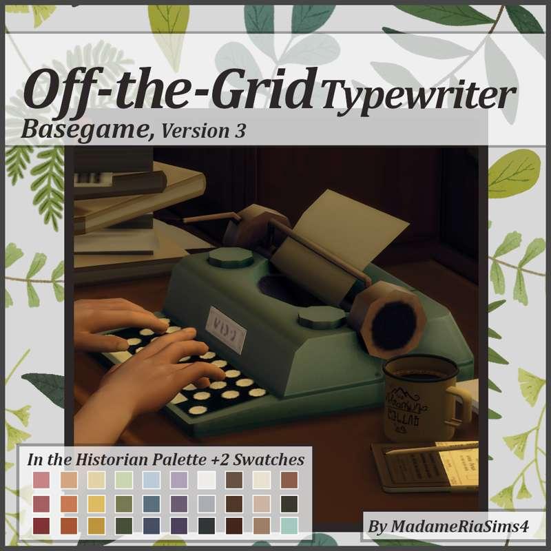 Off-the-Grid Typewriter v.3