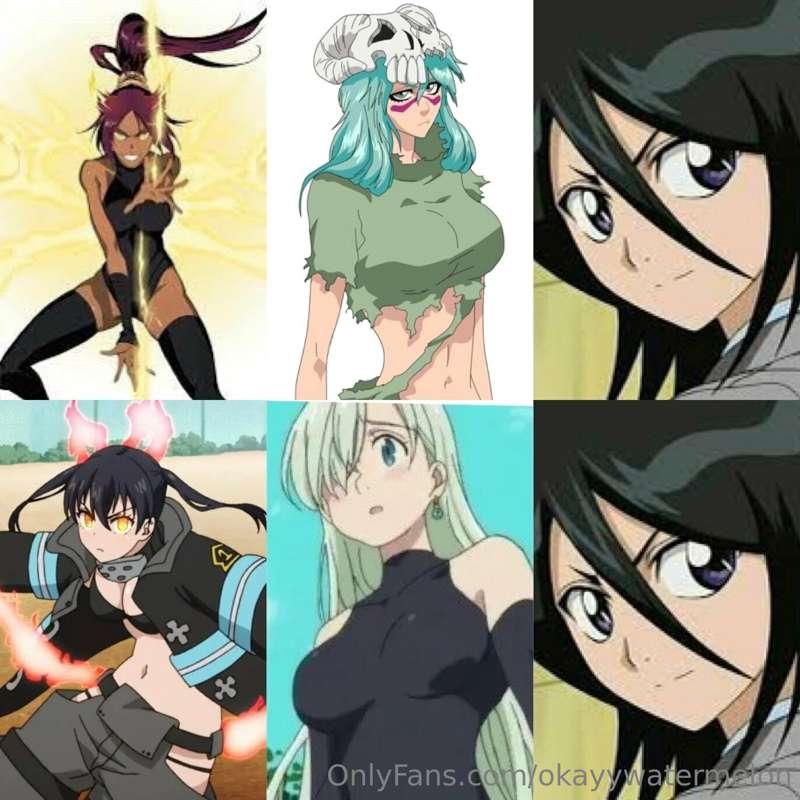 for anime magic this is my line up 🤭🤭 sorry if you follow on..