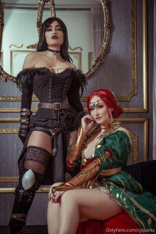 So excited to unveil these BEAUTIFUL Yennifer and Triss phot..