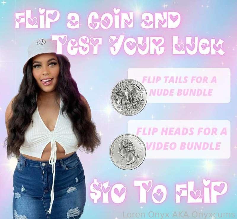 🪙 FLIP THE COIN 🪙

🥰🥳 tip $10 to give it a flip and no matter what WIN A BUNDLE 🥳🥰

✎ #nerdy #ebony #cute #pokemon #exotic #bigass #gamer #reader #brunette #fyp 