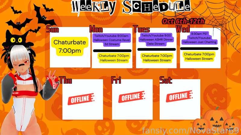 🎃
New Week New Schedule
Twitch: https://www.twitch.tv/nova_star69
Youtube: https://www.youtube.com/@NovaStar6969
Fansly:https://fans.ly/NovaStar69
Chaturbate:https:https://chaturbate.com/in/?tour=7Bge&amp;campaign=pH6Kp&amp;track=default&amp;room=novastar6969
#Vtuber #lewdtuber #stream