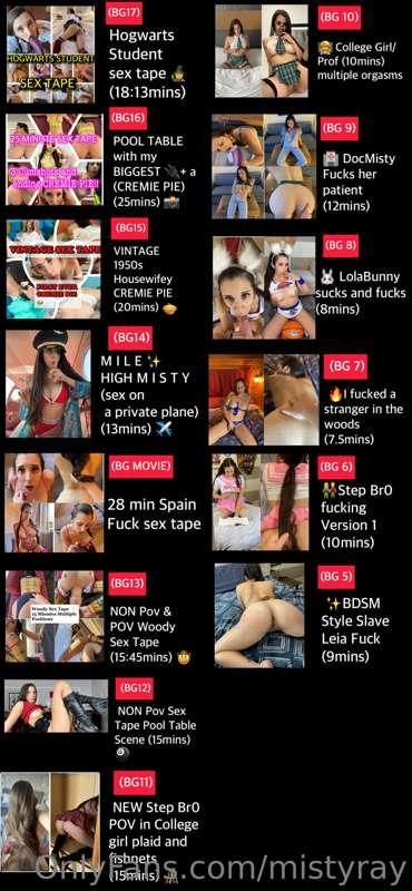(Be sure to swipe left for all!)

Below are all my ***SEX TA..