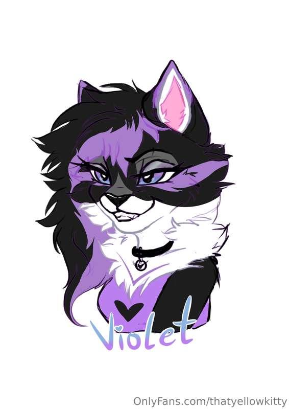 Violet badge! Photos from the maker! Art is done by @lunarif..