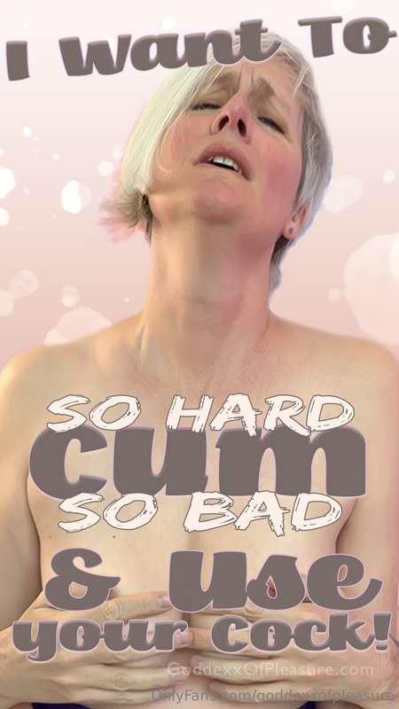 I'm going to keep this simple: I just wanted to cum, and I l..