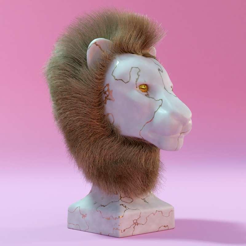 Lion Bust