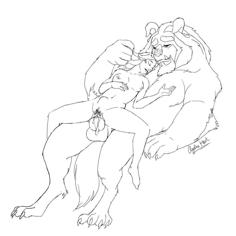 Beastly Post-Coital Cuddles