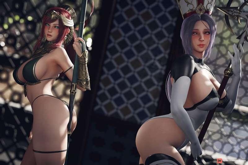 Primrose vs. High Priestess - Sweaty Pole Dance Battle