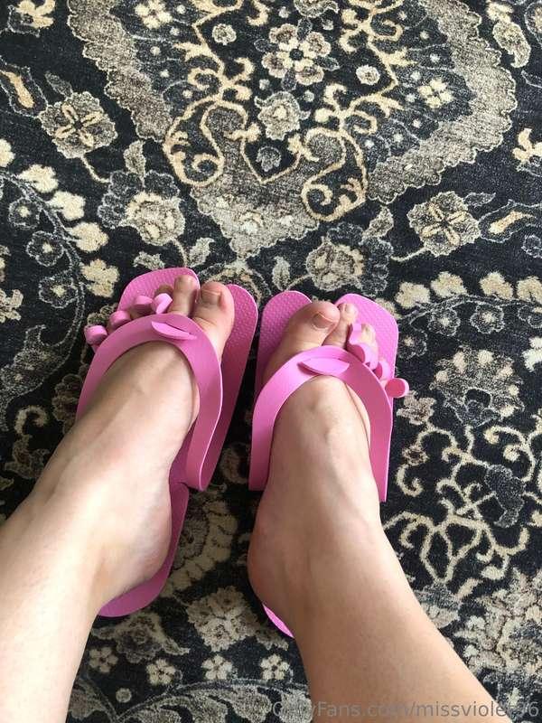 I always save the flip flops toe spacers just in case one of..