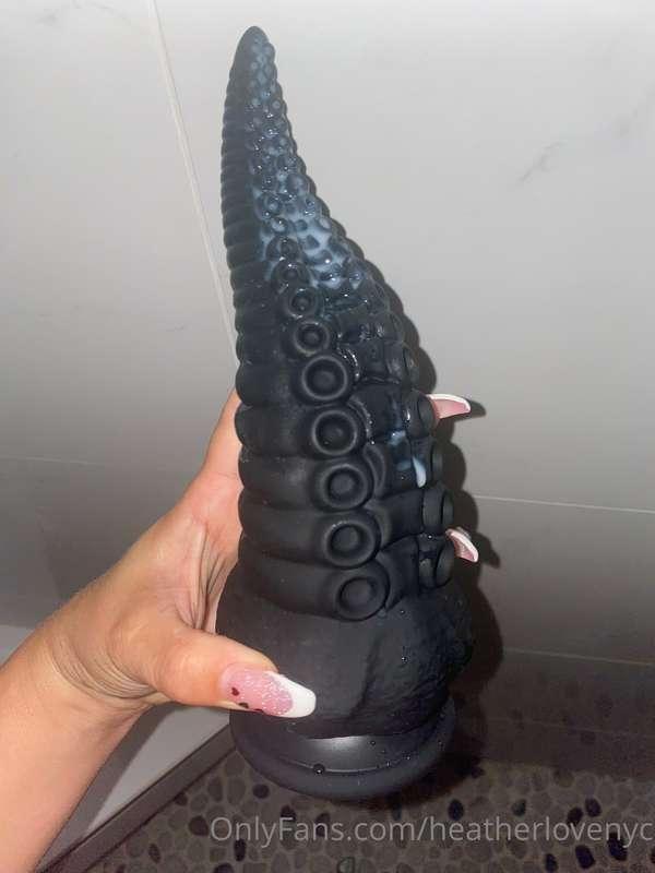 Had to feel this new toy inside me. It's sooo soft and I lov..