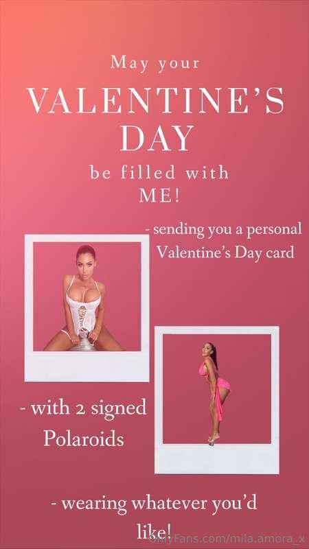Would like to be my valentine this year? 💕  I’d love to send..