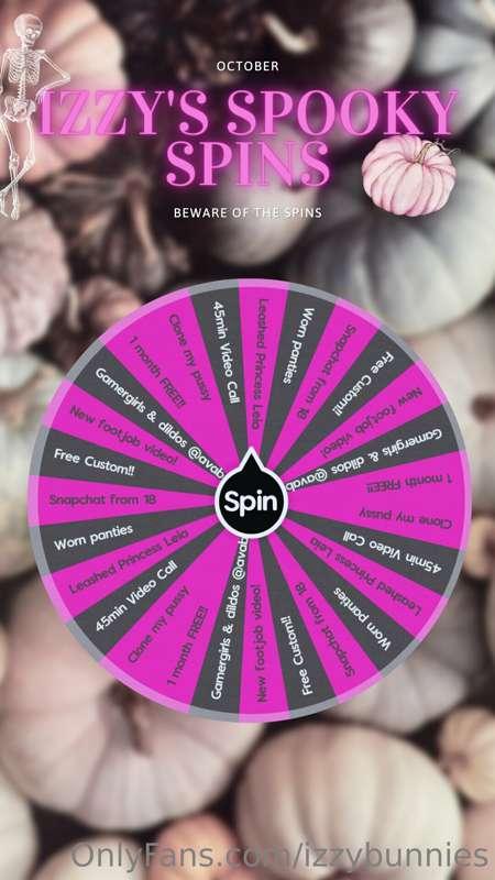 ***🔮🕯☠️🎃 Spin the Wheel, Spooktober Edition!! 🎃☠️🕯🔮***   ⚡️o..