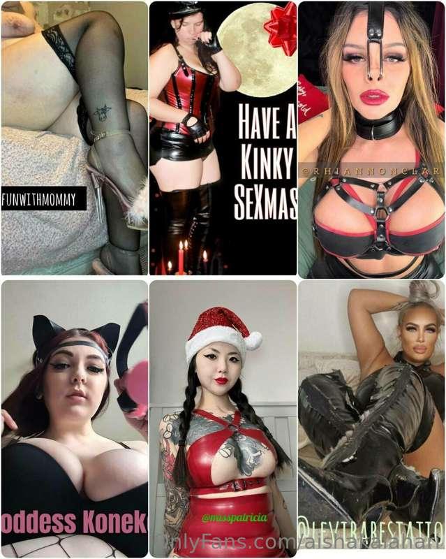 🎅 Santas no chance of getting these dommes on the nice list!..