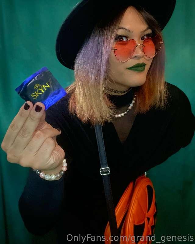 Hey… you ready to trick or treat baby?? I have a sweet treat..