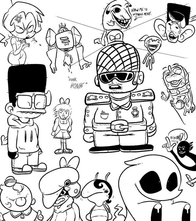 Here’s some doodles I made