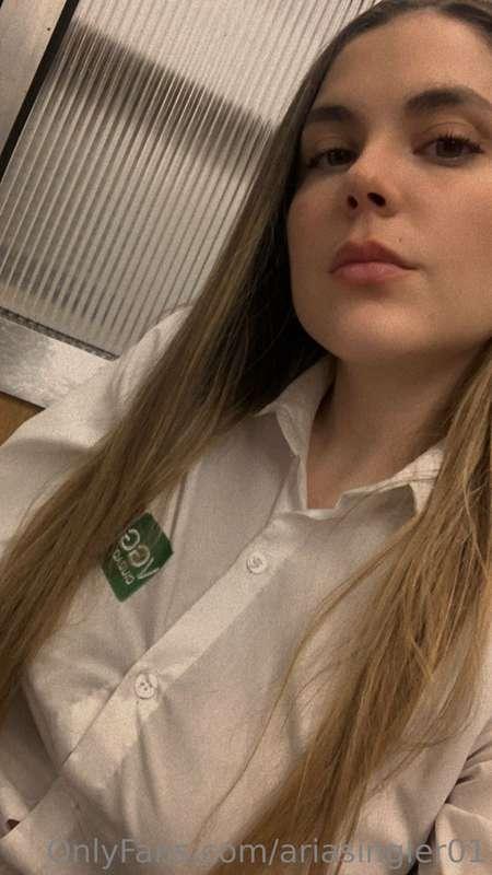 wanting to take off my work shirt 😞