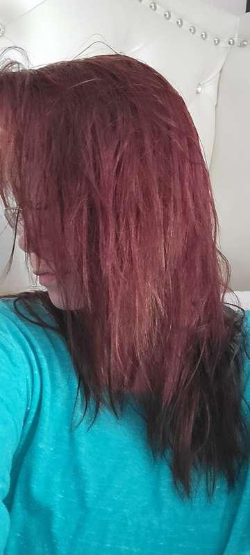 Hair turned out more red than I thought it would but I love ..