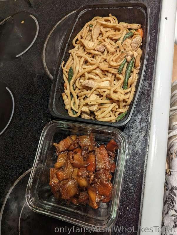 My friend sent me all this food...I think he might be trying..