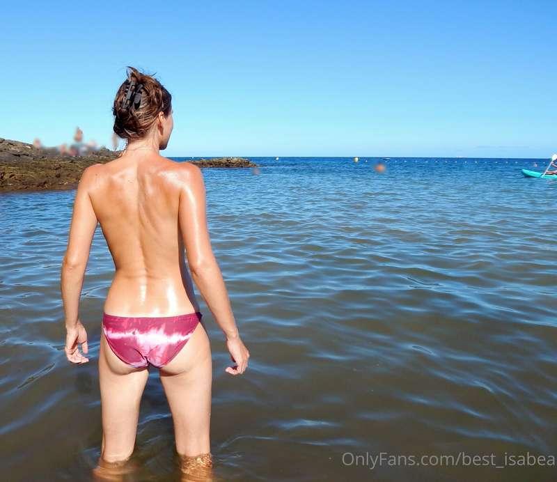 Checking the water temperature