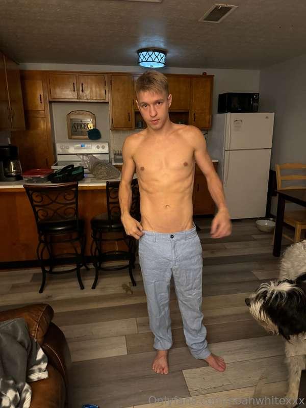 Wanna help get my pants off?