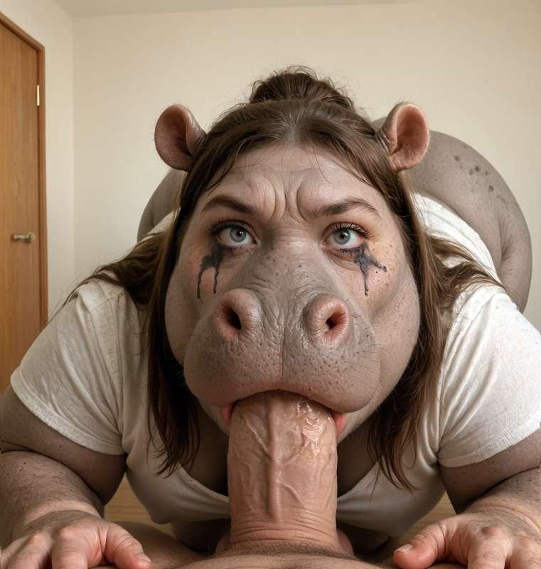 [5x] POV Hippo Blowjobs 