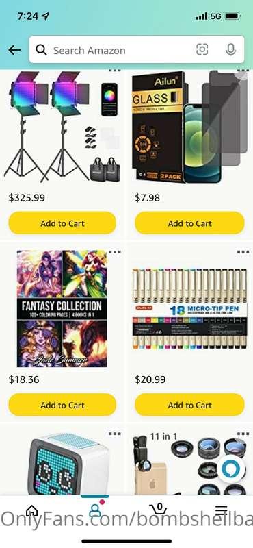 If you’d like to get me a gift for my new content/art studio..