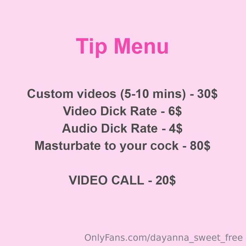 TIP MENU
