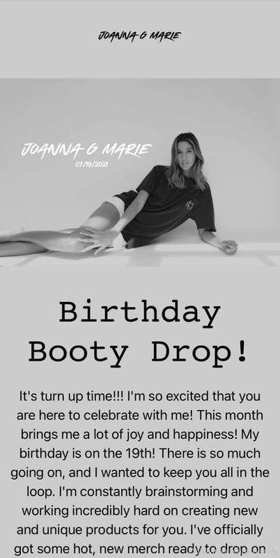 Hey my loves, make sure to check out my site on Monday in ca..
