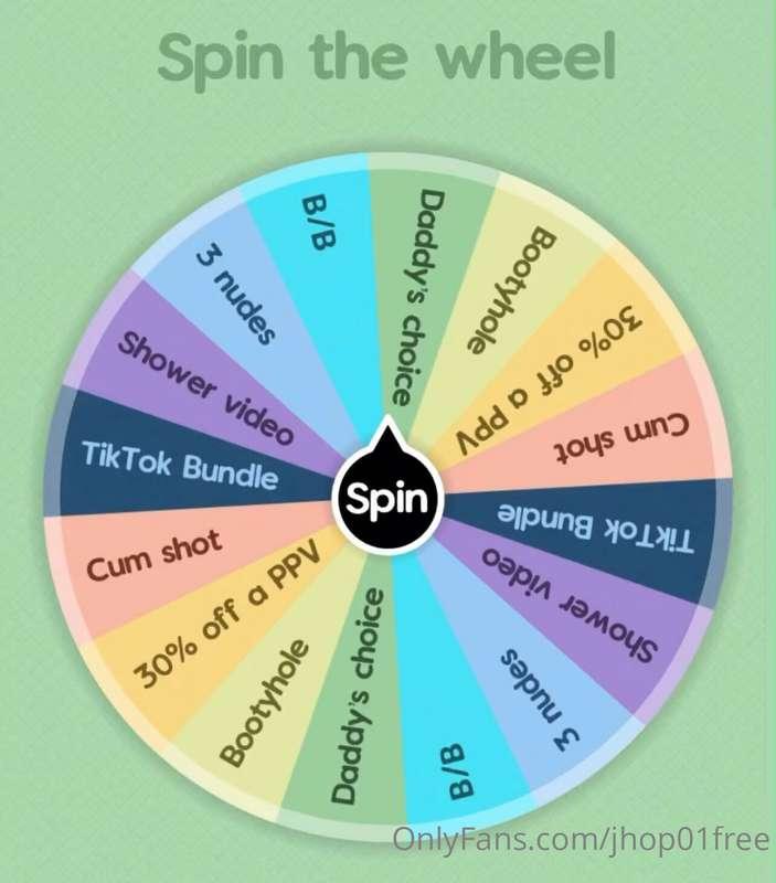 TIP IN $5 TO SPIN THE WHEEL AND WIN A FREE VIDEO! ❤️